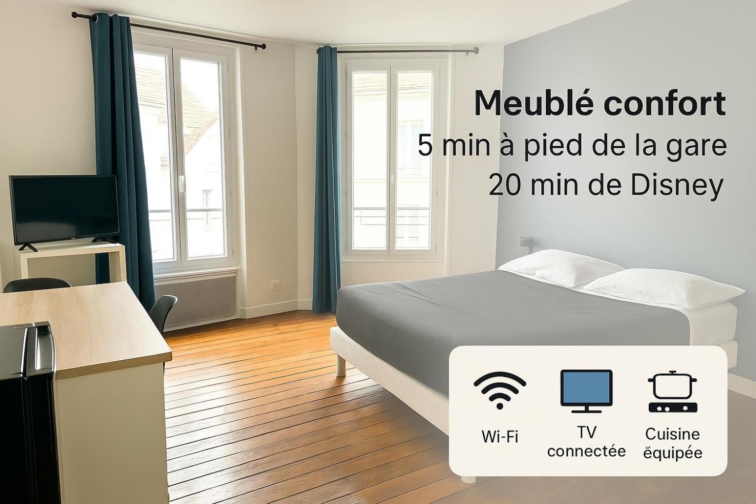 Appartement Maciet 2- Centre Ville Meaux-Gare-Disney Kültér fotó